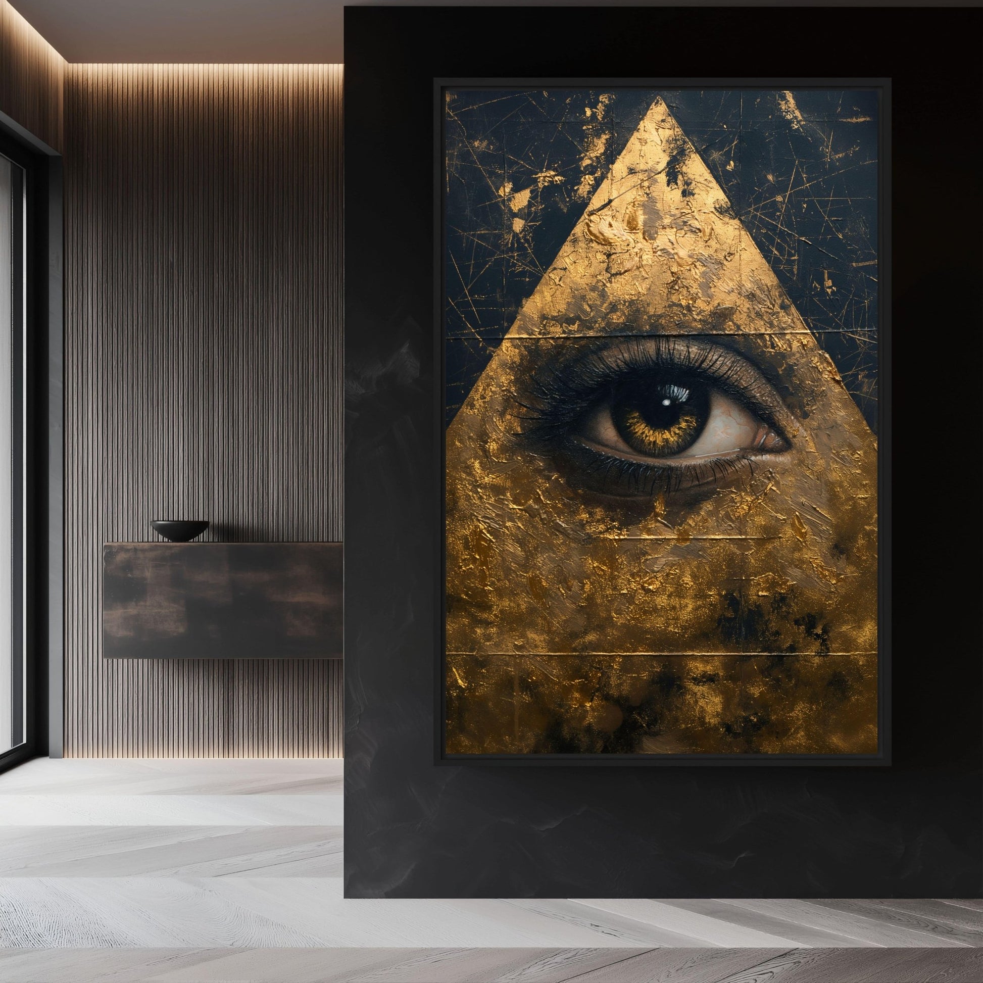 Illuminati Eye Luxury Art Digital Print