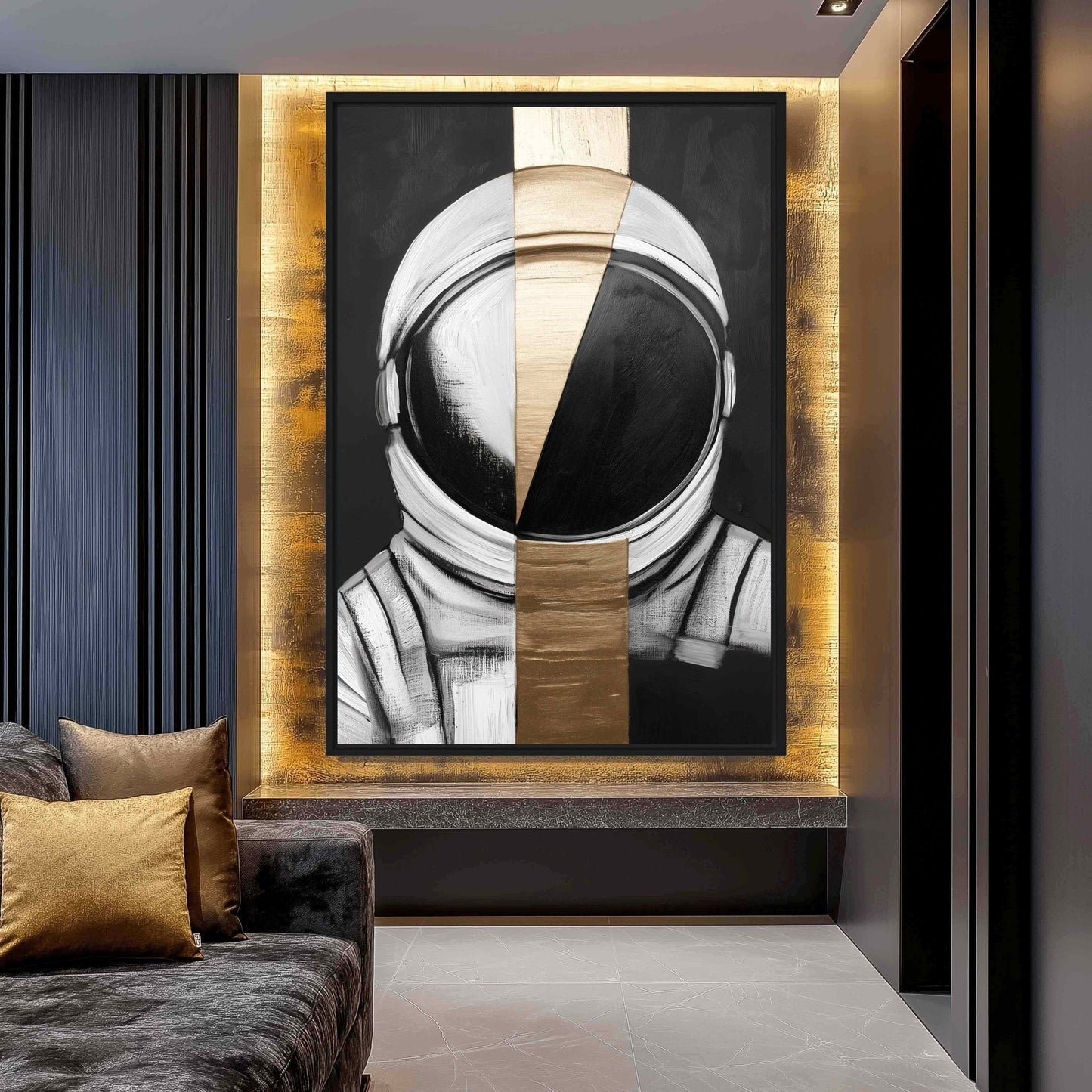 Astronaut Luxury Art Digital Print - PaintFu
