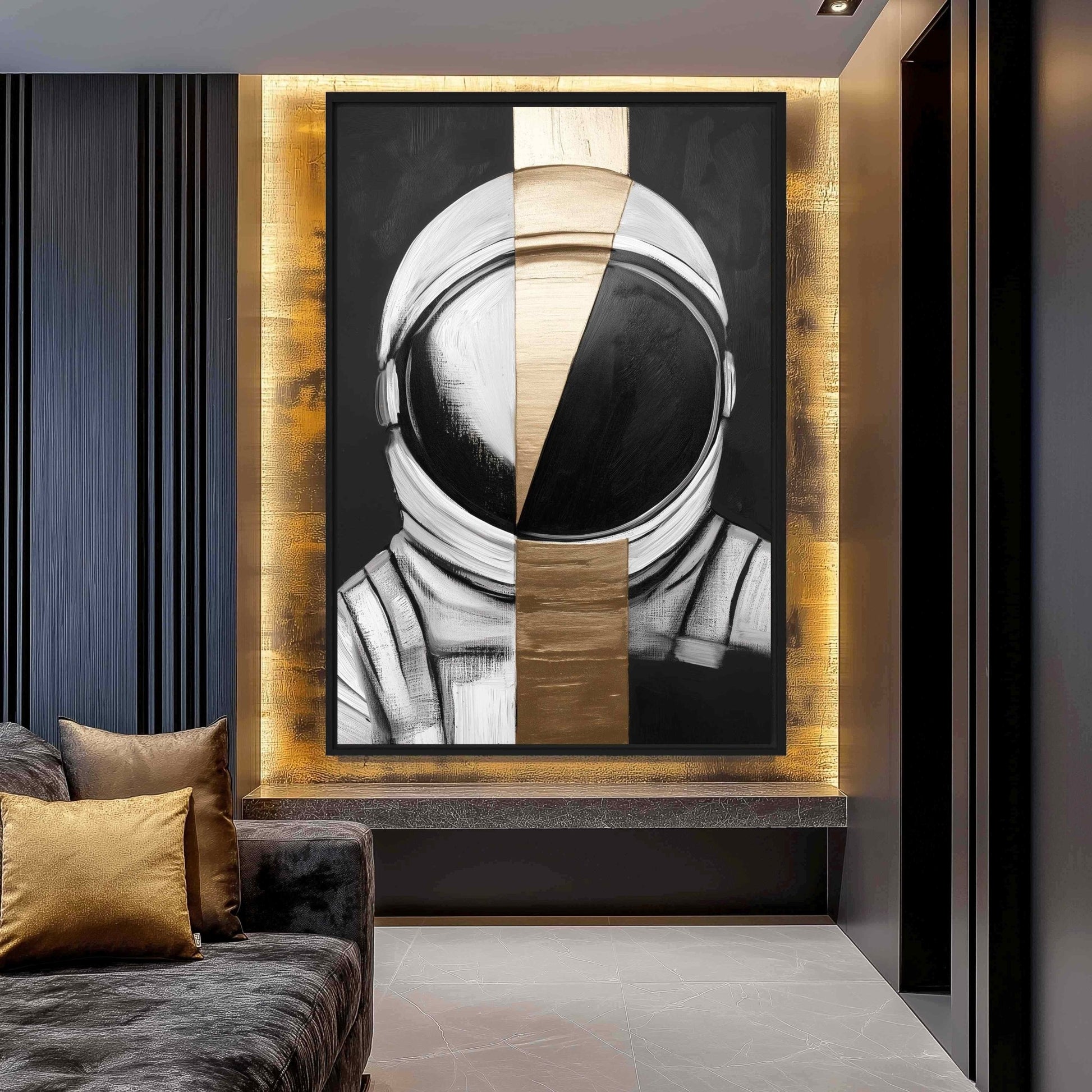 Astronaut Luxury Art Digital Print - PaintFu