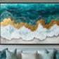Ocean Arial View Modern Art Framed Canvas