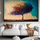 Colorful Tree Modern Art Digital Print