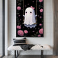 Cute Ghost On A Swing Digital Print