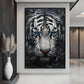 Blue Eyed Tiger Art Digital Print