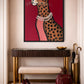 Cheetah Glam Art Framed canvas - PaintFu