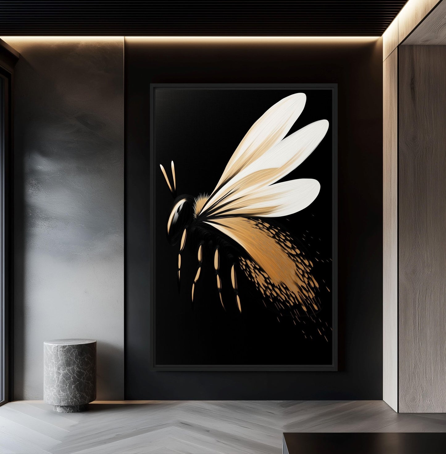 Bee Abstract Art Digital Print