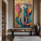 Hindu God Ganesh Abstract Art Digital Print