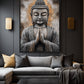 Buddha Zen Wall Art Framed Canvas