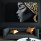 African Queen Luxury Art Framed Canvas