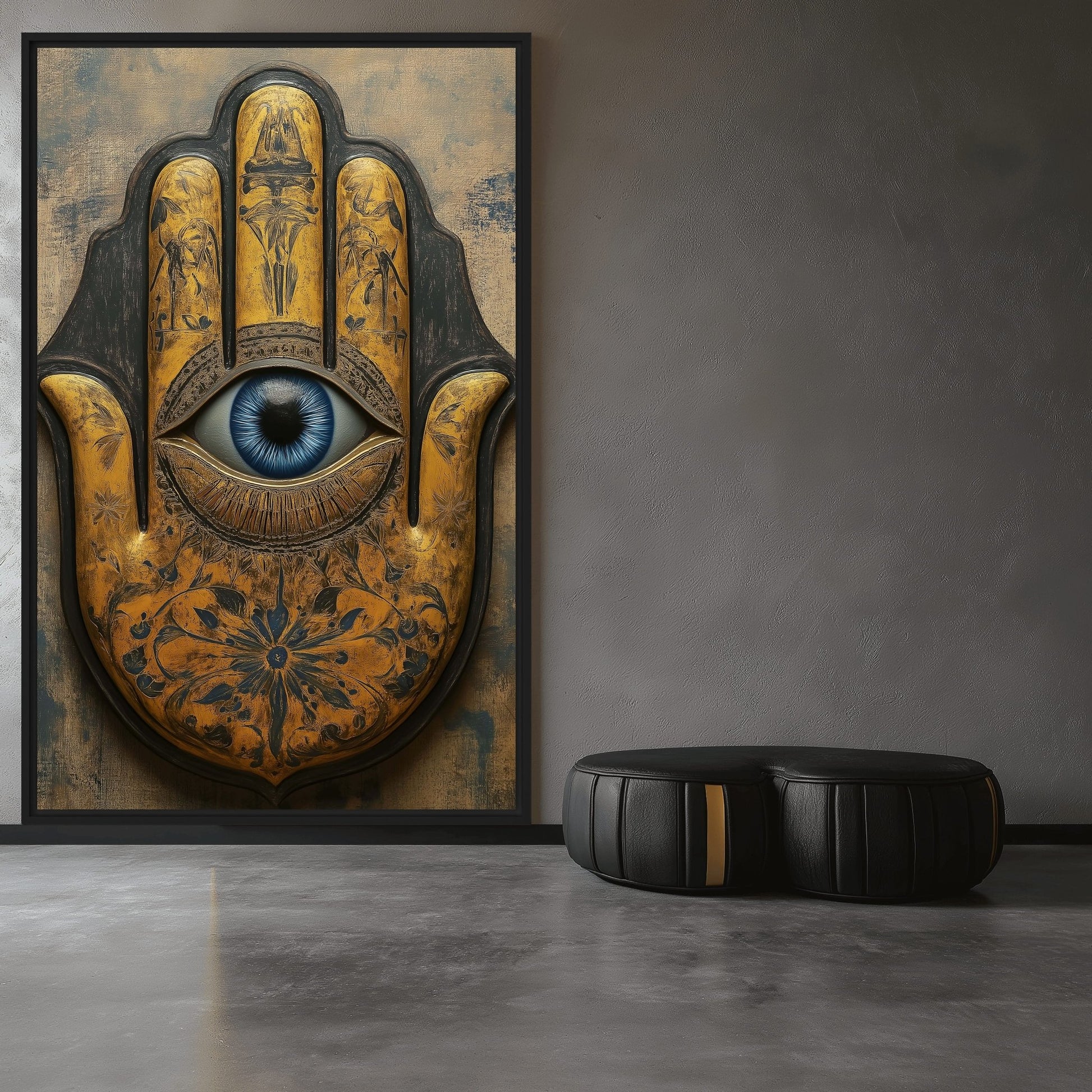 Hamsa Hand Religious Art Digital Print
