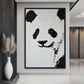 Panda Abstract Art Digital Print