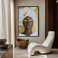African Woman Impasto Art Digital Print
