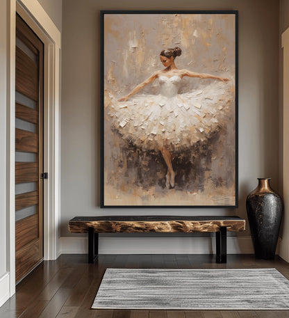 Ballerina Modern Art Digital Print
