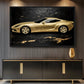 Luxury Spots Car Framed Canvas