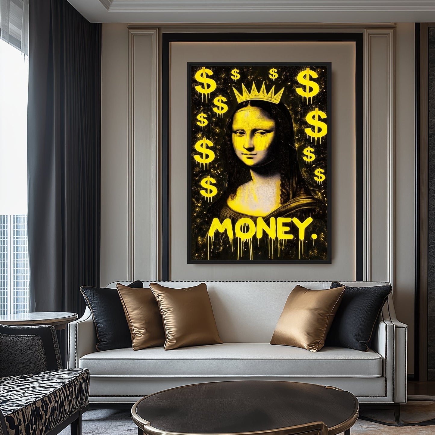 Mona Lisa Trendy Art Framed Canvas - PaintFu