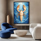 Lobster Coastal Art Framed canvas - PaintFu