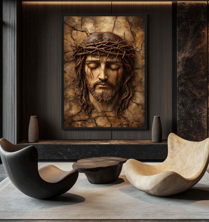 Jesus Christ Christian Art Framed Canvas - PaintFu