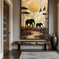 African Landscape Art Digital Print