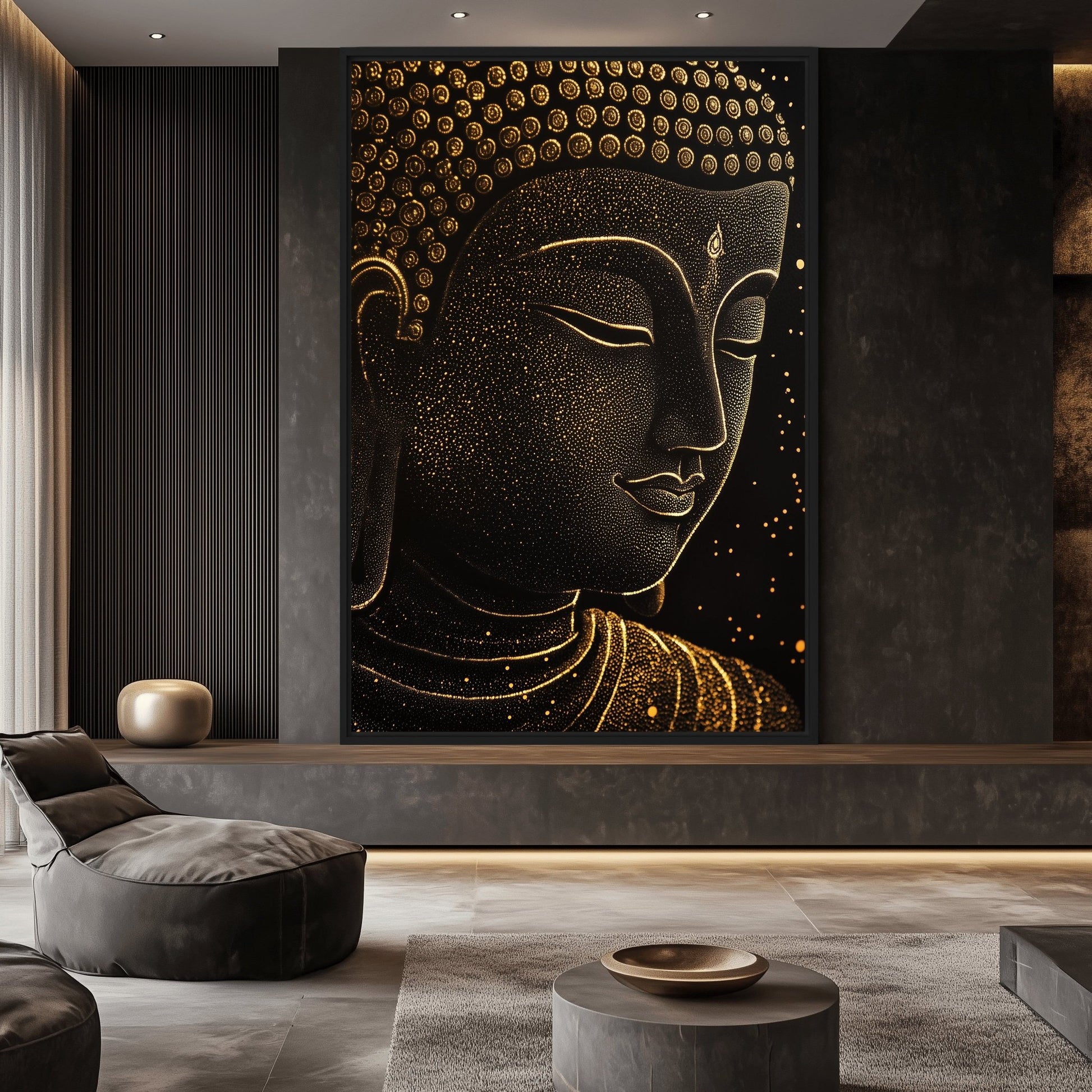 Buddha Spiritual Art Framed Canvas
