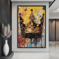 Crown Graffiti Art Digital Print