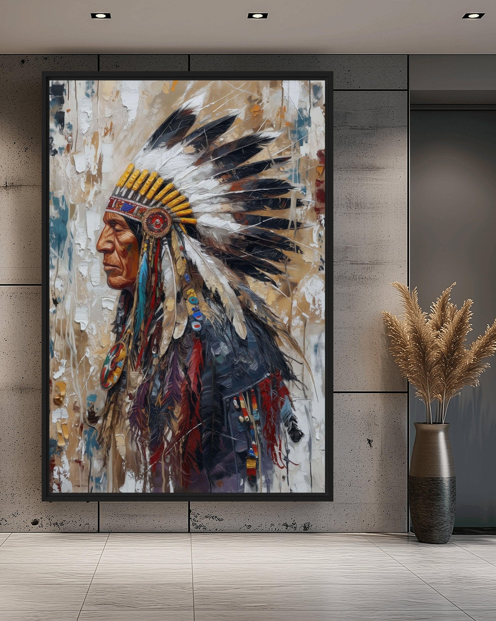Chief Native American Art Digital Print
