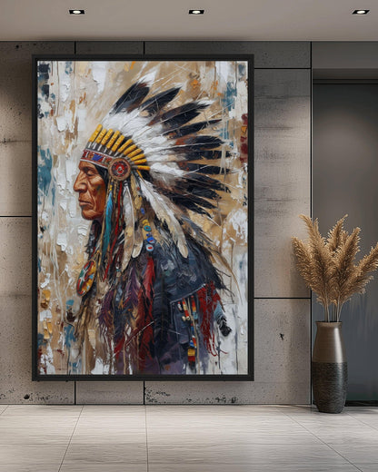 Chief Native American Art Digital Print