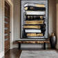 Stack of Books Modern Art Framed Canvas