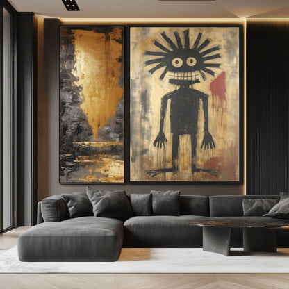 Basquiat Style Art Digital Print