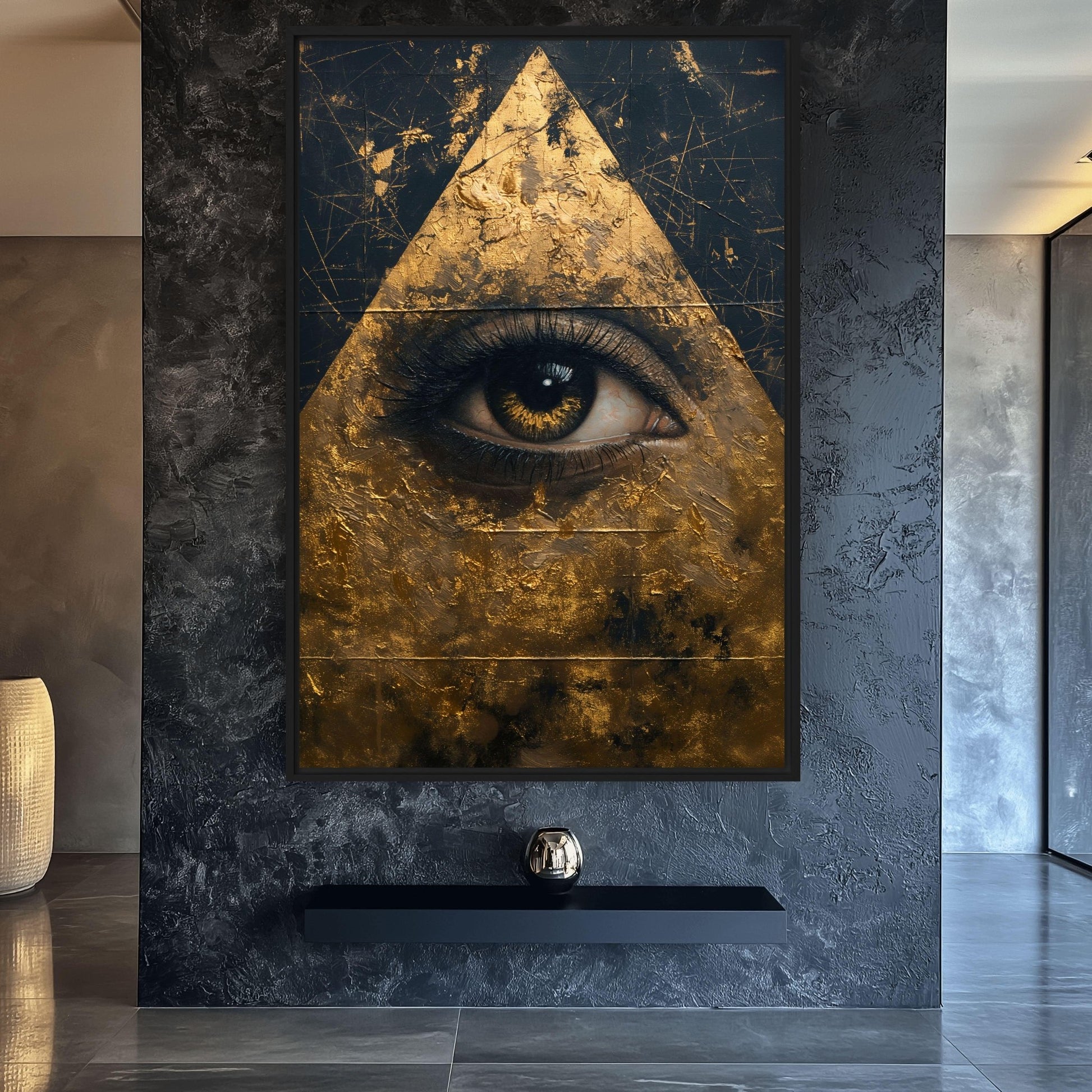 Illuminati Eye Luxury Art Digital Print