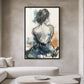 Woman Line & Watercolor Art Digital Print