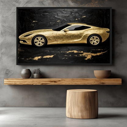 Luxury Spots Car Framed Canvas