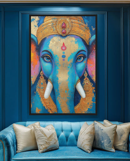 Lord Ganesh Spiritual Art Digital Print