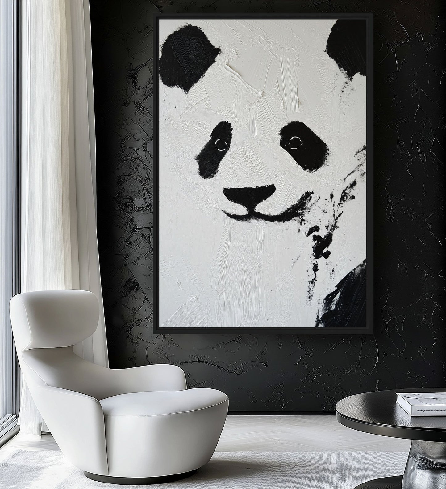 Panda Abstract Art Digital Print