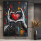 Heart Graffiti Art Digital Print