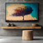 Colorful Tree Modern Art Digital Print