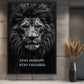 Lion Motivational Art Digital Print
