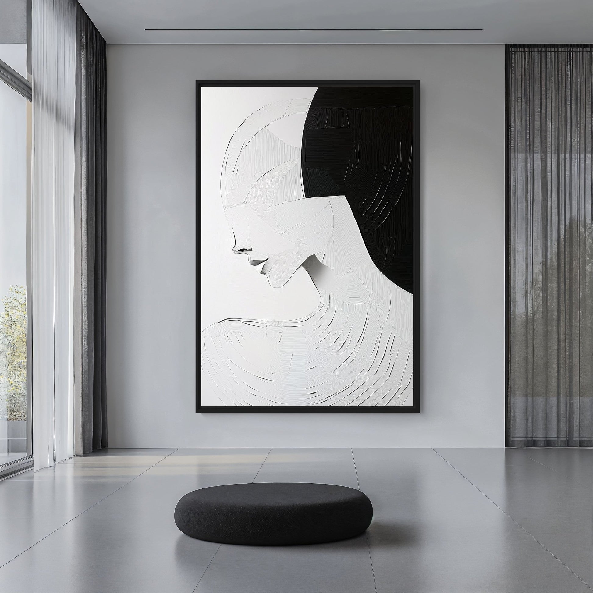 Portrait Minimalist Art Digital Print