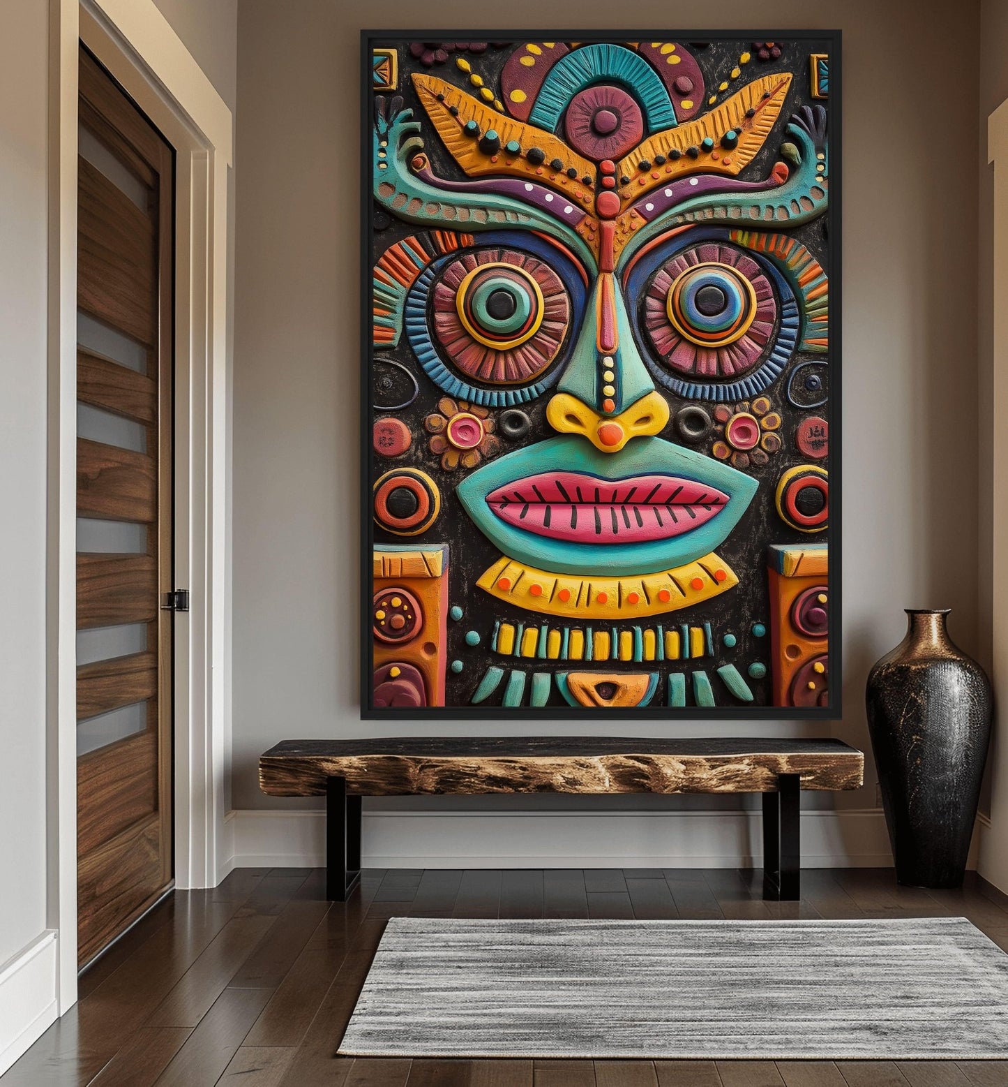 Mexican Tribal Art Digital Print