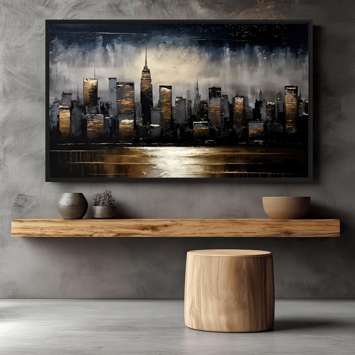 New York Cityscape Art Digital Print