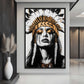 Native American Woman Portrait Digital Print
