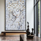 Woman Flower Head Modern Art Framed Canvas