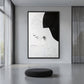 Portrait Minimalist Art Framed Canvas