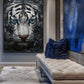Blue Eyed Tiger Art Digital Print