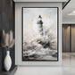 Lighthouse Nautical Art Digital Print