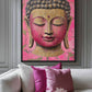 Pink & Gold Buddha Portrait Digital Print