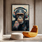 DJ Monkey Trendy Art Digital Print