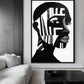 African Man Portrait Abstract Art Digital Print