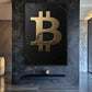 Bitcoin Luxury Art Framed Canvas