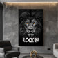 Lion Motivational Art Framed Canvas - PaintFu