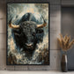 Raging Bull Modern Art Framed Canvas - PaintFu
