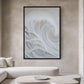 Waves Boho Style Art Framed Canvas